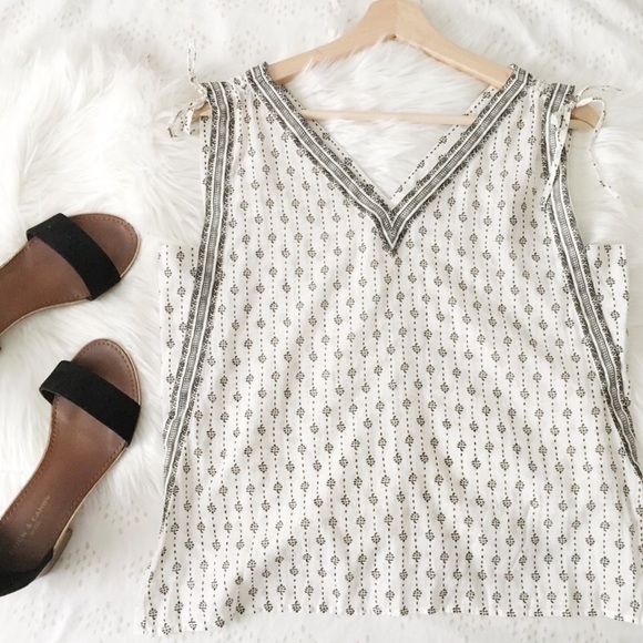 LOFT Tops - NWT Loft Cotton Boho Tank